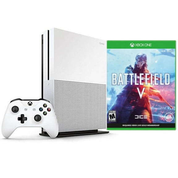 Restored Xbox One S 1TB Console - Battlefield V Bundle (Refurbished)