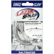 Eagle Claw Lazer Sharp Saltwater Size 7/0 Kingfish Nylawire Rig