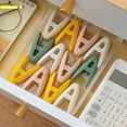 thumbnail image 3 of PENGXIANG 5 Pcs Plastic Clothespins Windproof Hanger Clothes Peg Clip Pins Drying Line Pegs Utility Clip, 3 of 8