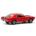 thumbnail image 2 of Greenlight 86342 1969 Chevrolet Camaro Red with Black Stripes Summit Racing Equipment Since 1968 1-43 Diecast Model Car, 2 of 3