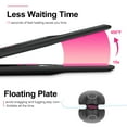 thumbnail image 5 of Terviiix Ceramic Pencil Flat Iron, 3/10" Hair Straightener for Short Hair & Pixie Cut, Pink, 5 of 8