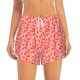 thumbnail image 2 of Balery Red Pretty Flowers Pantalones cortos deportivos para mujer con forro y dos bolsillos, elásticos, para entrenamiento, gimnasio, yoga-Small, 2 of 7