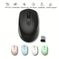 thumbnail image 2 of Wireless Mouse, Ultra-Thin Silent Dual-Mode 2.4G+Bt Portable Office Mouse, Ergonomic Optical Mouse with USB Receiver, Suitable for Laptops Pc, Three Adjustable Levels for Computers And Macbook, 2 of 7