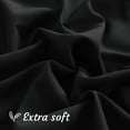 thumbnail image 2 of Ultra Soft Body Pillowcase, Black, 20x54 Inch, Brushed Microfiber with Envelope Closure, 1 Pack, 2 of 7