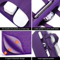 thumbnail image 3 of Laptop Shoulder Bag 17 17.3 Inch for Women, Waterproof Slim Computer Carrying Case Sleeve Compatible with 17-18, 3 of 5