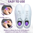 thumbnail image 5 of Air Jungles 3in1 Shoes Deodorizer Ball 12 Count, Lavender Scent, Odor Remover Balls for Sneakers Boot Shoe, Essential Oil Provides Natural Freshness, 5 of 7