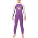 thumbnail image 1 of Naiovety Traje de baño para niños, traje de baño de una pieza de manga larga a prueba de sol para niñas, traje de baño cálido de neopreno para surf Deportes acuáticos Violeta S Naiovety OD003308-01, 1 of 1
