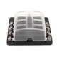 thumbnail image 2 of Portafusibles de cuchilla de 8 vías, 12?32 V con indicador de alimentación LED rojo para coche, SUV, RV, autobús, yate, barco, 2 of 8