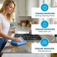 thumbnail image 5 of Unique Bargains 3pcs Microfiber Absorbent Striped Cleaning Cloths Blue 12" x 12", 5 of 8