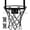 Black, variant on Mini Basketball Net Replacement 8 Loop [2 Pack], Vibrant Color, for Indoor Door/Room Walls 8"-10.25" Hoop