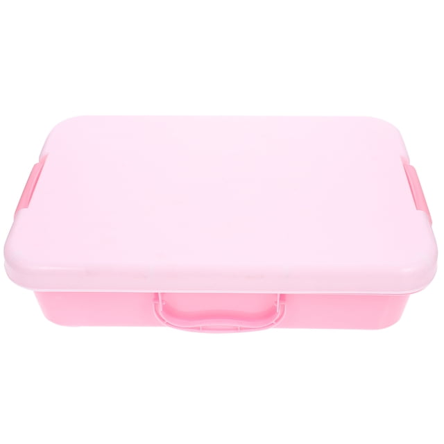 Bandeja de arena de arena de arena con tapa Caja de almacenamiento de juguetes para niños portátiles portátiles
