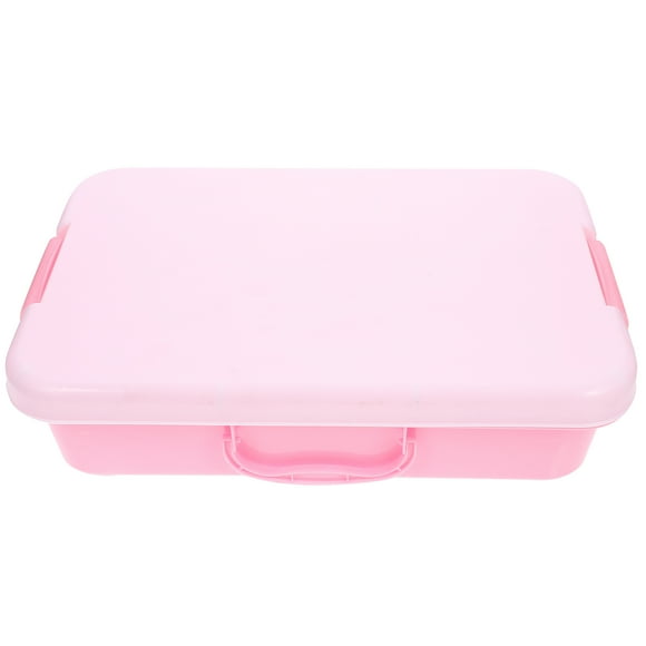 BRIGHTFUFU Bandeja de arena de arena de arena con tapa Caja de almacenamiento de juguetes para niños portátiles portátiles