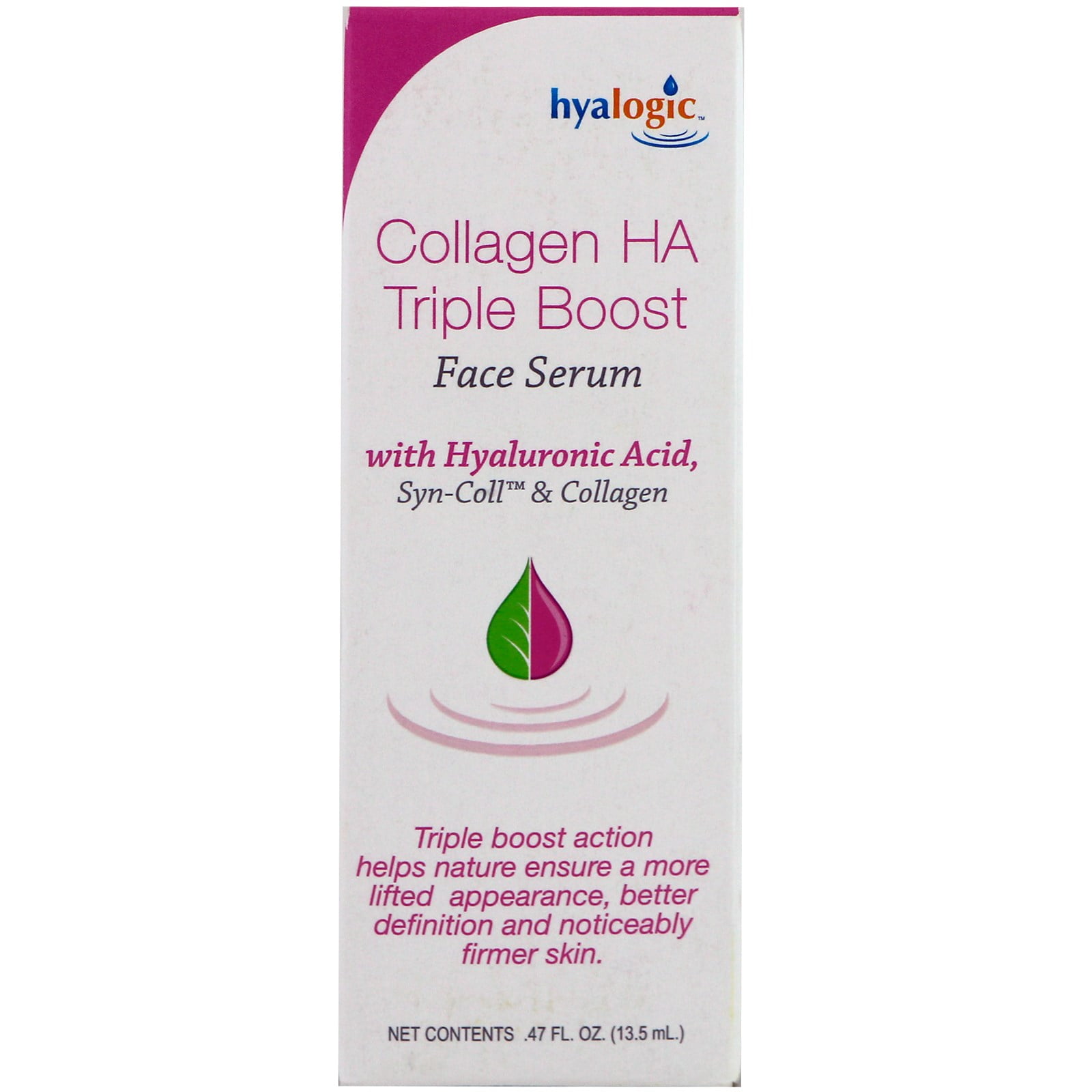 Hyalogic Collagen HA Triple Boost Face Serum, .47 fl oz (13.5 ml)