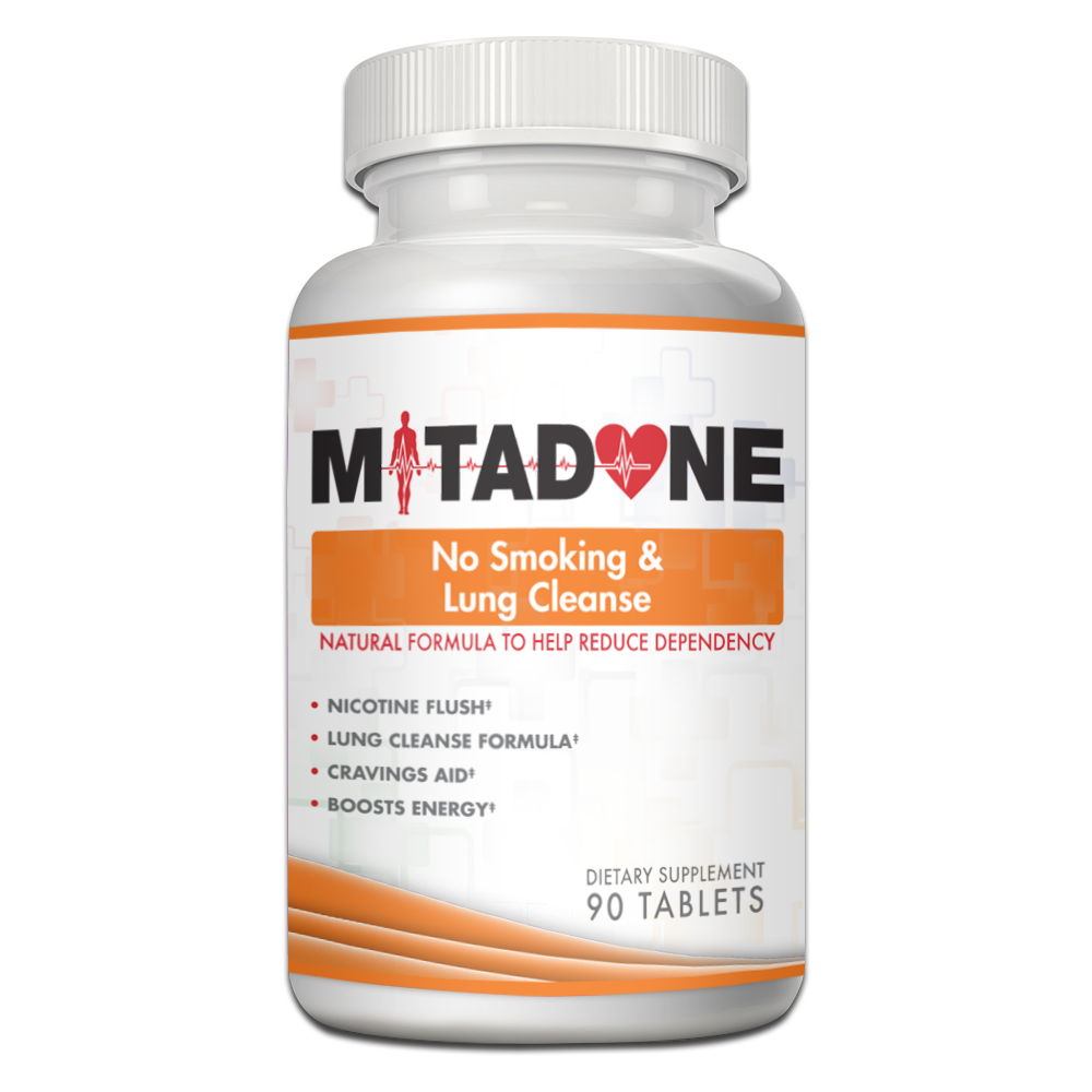 Mitadone No Smoking & Lung Cleanse Anti Smoking Pills Curbs Nicotine