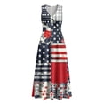thumbnail image 7 of Zedker Dresses for Women Summer 2026 Spaghetti Strap Scoop Neck Floral Maxi Dress Flowy Boho Long Sundress with Pockets Multicolor S, 7 of 7
