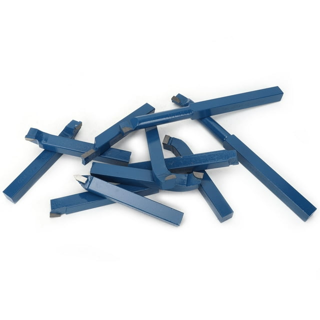 Senjay Outil de Tour, Outil d'Insertion Processus de Filetage Outil de Tour en Carbure, Travail du Métal Durable Forte Résistance à l'Usure Mini pour Tours Semi-Automatiques Tours Automatiques