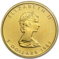thumbnail image 2 of 1989 Canada 1/10 oz Gold Maple Leaf BU, 2 of 3