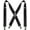 Black, variant on Mens Suspender with 4 Strong Metal Clips 5cm Wide Heavy Duty Suspender(2inch)