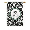 thumbnail image 3 of Breeze Decor 80075 Damask W Monogram 2-Sided Impression Garden Flag - 13 x 18.5 in., 3 of 7