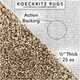 thumbnail image 4 of Koeckritz Rugs Soft & Cozy Bronzite 2'x3' Indoor Area Rug for Living Room or Bedroom, 4 of 6