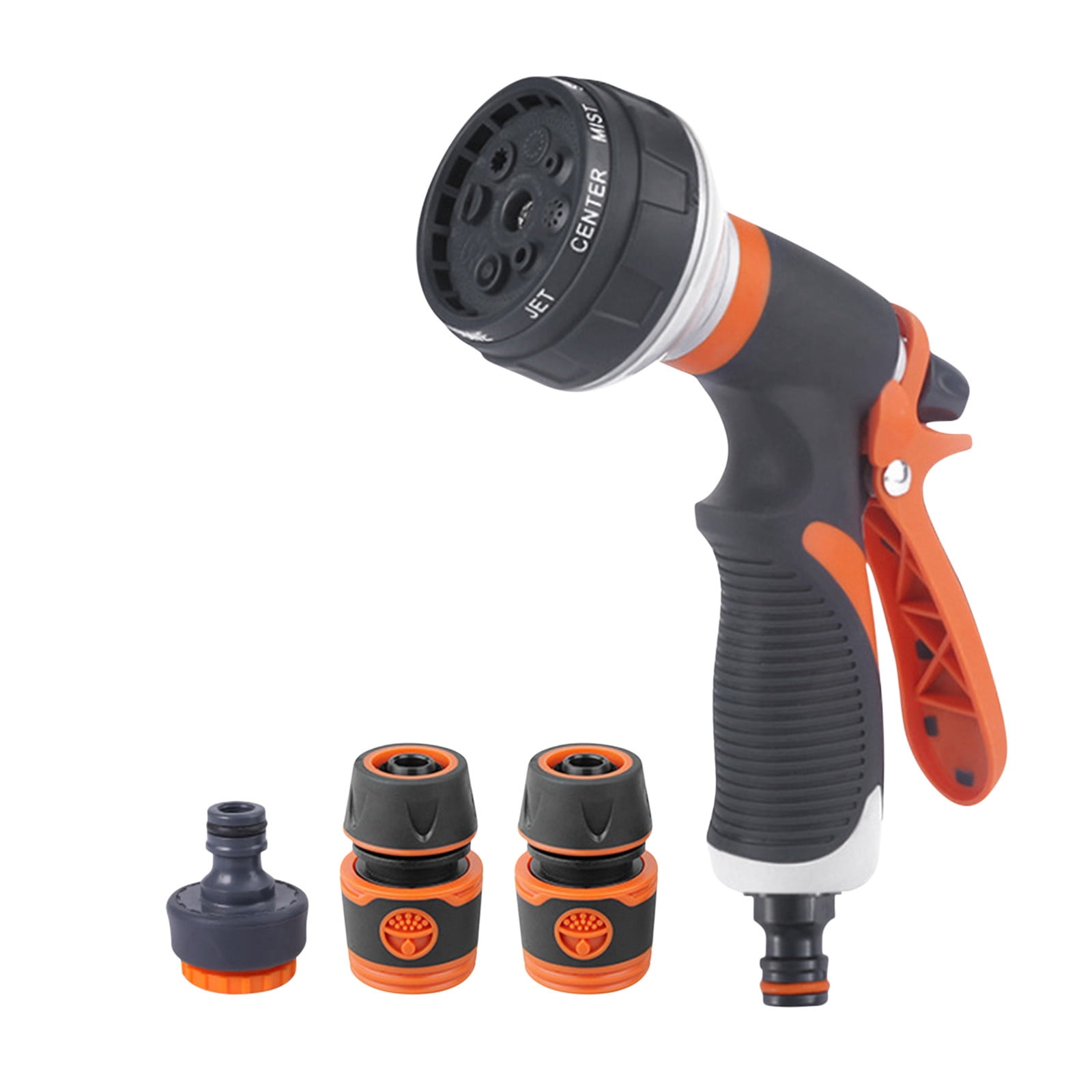 SHOPESSA 8Patterns Water Nozzle Head Hose Sprayer Garden Spray Auto Car