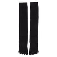 thumbnail image 1 of Calcetín de yoga más cálido, calcetines largos de yoga 5 calcetines altos de yoga Calcetines de mujer elegantes y modernos, 1 of 8