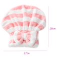 thumbnail image 2 of Toallas de microfibra para secar el cabello, envoltura para el cabello con gorro de ducha con nudo de lazo, turbante para el cabello, gorro de baño para cabello mojado, accesorios de baño pa, 2 of 5