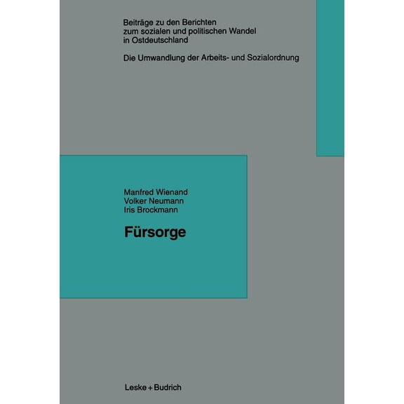 Beiträge Zu Den Berichten der Kommision Fürsorge, Book 6, (Paperback)