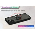 thumbnail image 6 of is Specially Designed for iPhone 13 Anti-Scratches,Anti-Fingerprint, Built-in 360° Rotating Ring Bracket Solid and Durable Magnetic car Phone case, Suitable for iPhone 13 6.1inches Male-Black, 6 of 11