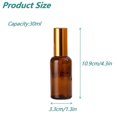 thumbnail image 2 of Frascos rociadores de vidrio Doromy 30 ml ámbar, paquete de 6, 2 of 6
