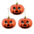 thumbnail image 2 of Halloween Pumpkin Hanging Decorations, Shatterproof Plastic Ornaments for Party Supplies, Indoor Outdoor Use, Set of 3 Pcs, Horror Simulation Mood Decor, 2 of 6