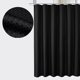 thumbnail image 1 of Xiao Hua Cortinas de ducha para baño, de tela lavable, impermeables, color negro, 1 of 4