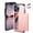 Pink, variant on DaXi Heavy Duty Phone Case for iPhone 13 Card Holder Protective Case, Double Layer Shockproof with Credit Card Holder Slot