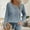 Blue, variant on Zunfeo Fall Tops for Women 2025 Long Sleeve Lace Tops Casual Crew Neck Pullover Dressy Blouse Gray S
