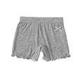 thumbnail image 1 of MIASHUI sous-Vêtements pour Filles Tout-Petits Shorts Couleur Unie Sport Volants Shorts Décontractés, Gris, 6-7 Ans, 1 of 5