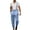 Blue, variant on Cargo Jumpsuits for Mens Denim Bib Overalls Slim Fit Jumpsuit with Pockets Straight-Leg Suspenders Pants Blue