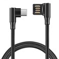 thumbnail image 1 of Usb-C 3.1 Type-C To Left Right Angled 90 Degree Usb 2.0 Data Cable with Sleeve for Tablet & Phone 15, 1 of 5