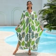 thumbnail image 5 of Women's Plus Size Kaftan Dress – Plus Size Maxi Dress Moo Moos Beach Cover Up,Bathing Suit Cover-Up Loungewear, 5 of 10