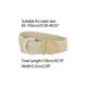 thumbnail image 3 of Cinturones de Cintura Tejidos para Mujeres INSPIRE CHIC con Hebilla de Metal, Cinturones Anchos Trenzados Beige de 129 cm, 3 of 4
