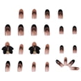 thumbnail image 1 of 24pcs Fake Nails Butterflies Press On Nails False Nail Artificial Nails Gothic Nails, 1 of 8