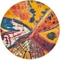 thumbnail image 2 of Rugs.com Haerfest Collection Rug – 8 Ft Round Yellow Low Rug Perfect For Kitchens, Dining Rooms, 2 of 9