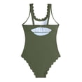 thumbnail image 7 of HAOTAGS Women's Solid Sleeveless Round-Neck Bra-Padded Tank Top,Army Green XL, 7 of 7