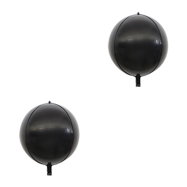 Billuyoard Globos de cumpleaños, regalos para niños, Kit de decoración de habitación de globos ligeros para casa, arreglo de ambiente, accesorios para Negro 2piezas Billuyoard CBP360245
