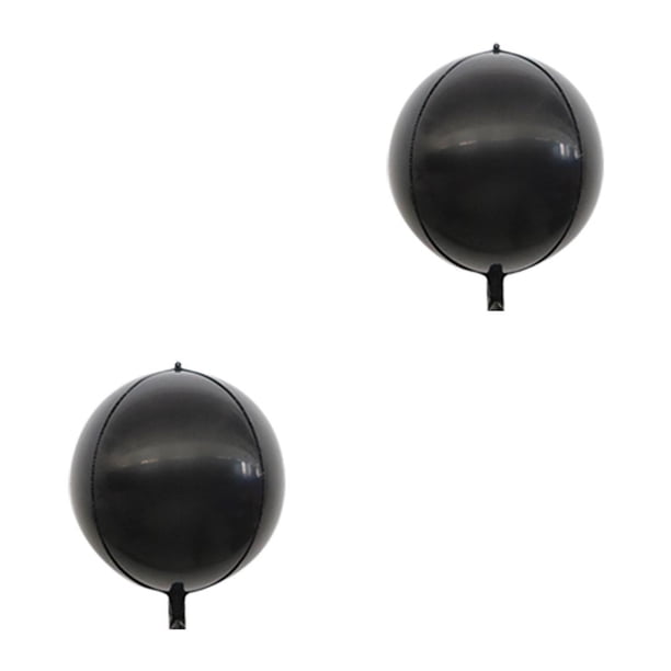 Yuarrent Globos de cumpleaños Regalos para niños Superficie lisa Casa Globo Habitación Decoraciones Kit Atmósfera Arreglo Foto Props Negro Negro 2piezas Yuarrent CBP360245