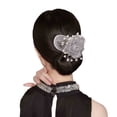 thumbnail image 2 of Plato para El Pelo con Flores, Herramienta Práctica, Pinza Maruki, Exquisita Pinza para El Pelo, Tocado, Rodillo para Moños, Ideal para Azafatas, Cajeros, Profesores y Camareros de Hotel | Kit para P, 2 of 2