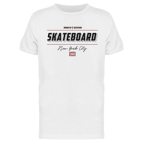 Skateboard Nyc Sk8 T-Shirt Men -Image by Shutterstock, Male 3X-Large