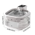 thumbnail image 3 of Wireless Pet Water Dispenser 4.5L, 5000 mAh Battery, 3 Water Modes, 4-Stage Filtration, 180° Sensor, Quiet Pump, White Plastic, 1 Unit, 3 of 6