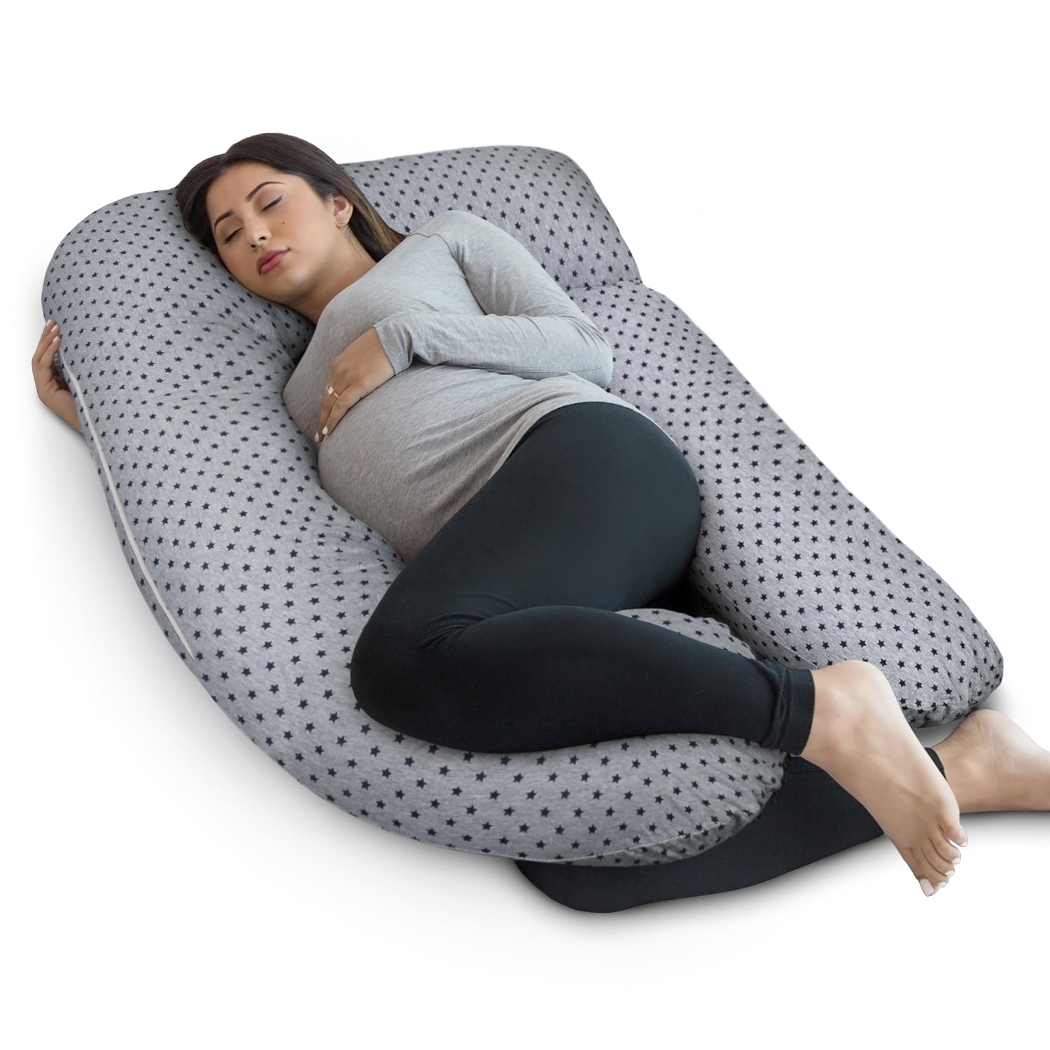 Giant 12FT U Shaped Pillow Extra Filled Pregnancy Maternity Body Back Support JO 