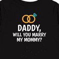 thumbnail image 4 of Inktastic Daddy Will You Marry My Mommy with Rings for Proposal Boys or Girls Long Sleeve Toddler T-Shirt, 4 of 5
