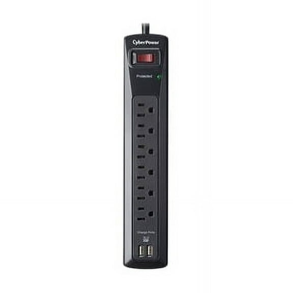 CyberPower Professional 6-Outlet Surge Protector 4' Cord CSP604U